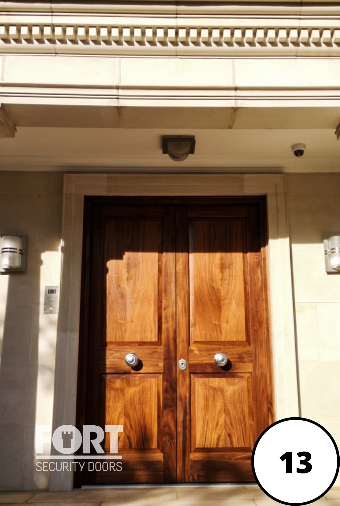 Wooden Security Doors - Fortified Estate