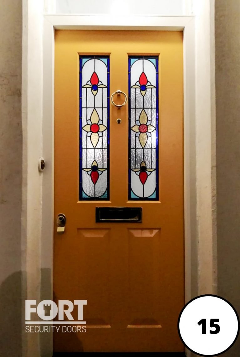 0015 Custom Fort Security Door Reinforced Victorian Home Security Design With Glass 2