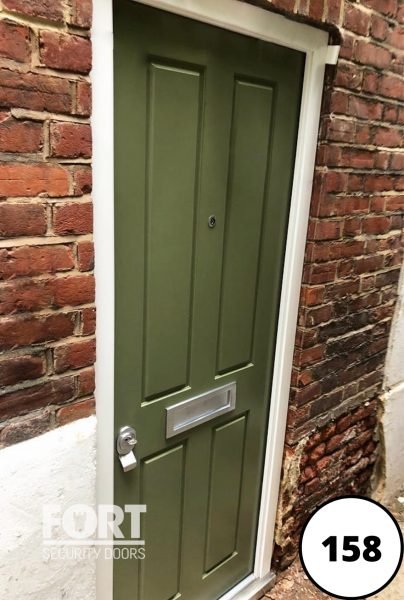 0158 Green Victorian Front Fort Security Door