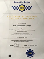 Secure By Design Certified Doors