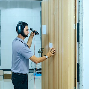 Sound Proof Security Doors Tested For Accousic Resistance